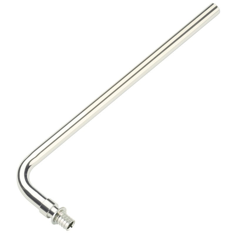 Трубка для подключения радиатора, Г-образная Stout 16/250 для труб из сшитого полиэтилена аксиальный (арт. SFA-0025-001625)