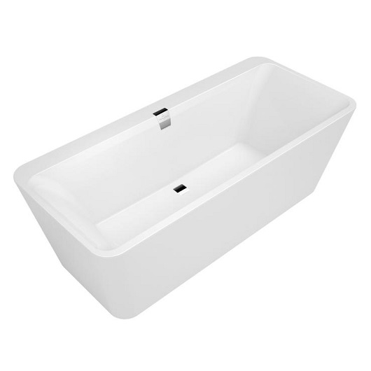 Ванна квариловая Villeroy & Boch Squaro Edge 12 180х80 см, цвет белый альпийский (UBQ180SQE7PDV-01)