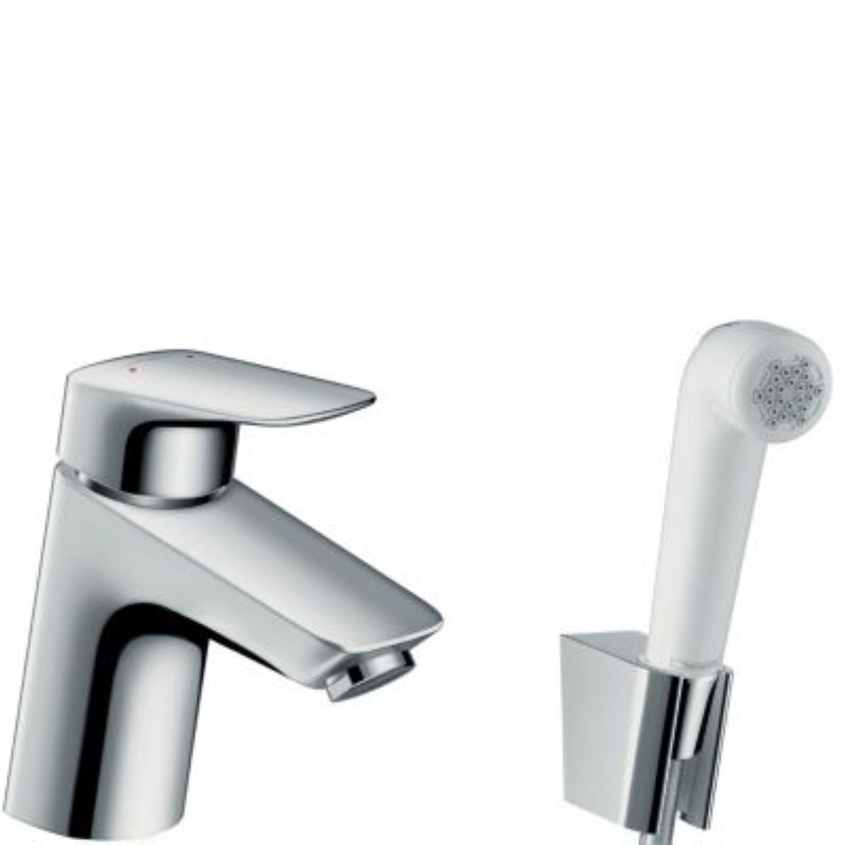 Смеситель для раковины с гигиеническим душем Hansgrohe Logis 71290000