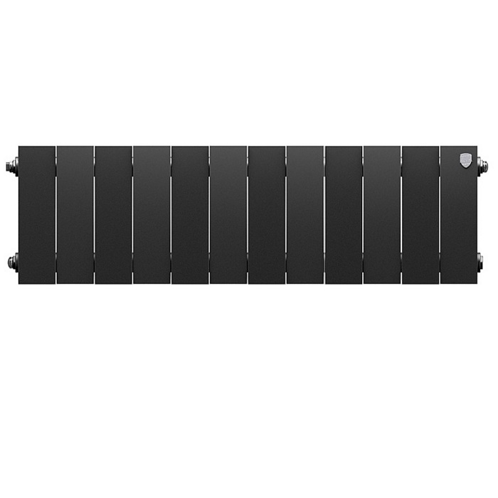 Биметаллический радиатор Royal Thermo PianoForte 200 Noir Sable 12 секций