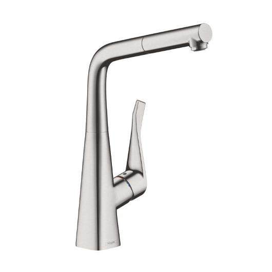 Смеситель для кухни Hansgrohe Metris (под сталь) 14821800