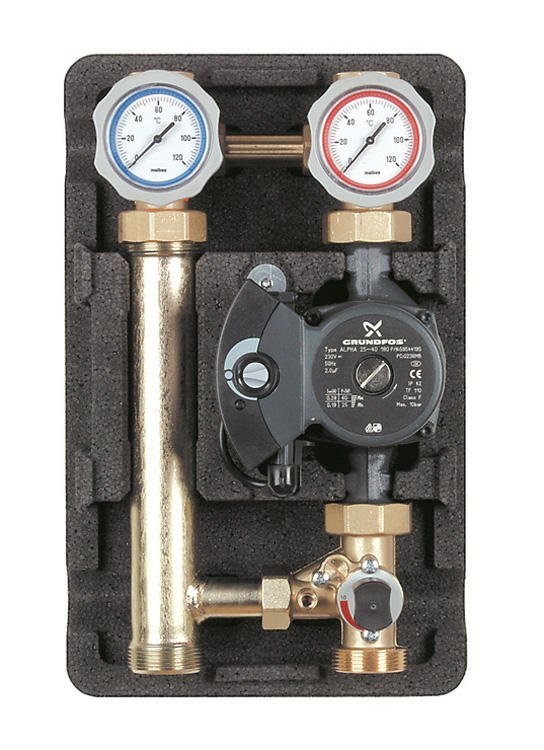 Насосная группа Meibes MK 1 с насосом Grundfos UPS 25-60 (ME 66831.40)