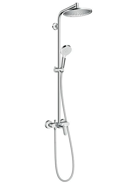 Душевая система Hansgrohe Crometta S 240 1jet Showerpipe Ecosmart хром (27269000)