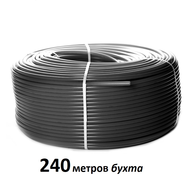 Труба Stout 16х2,2 PEX-a из сшитого полиэтилена с кислородным слоем, серая (бухта 240 м) (SPX-0001-241622)